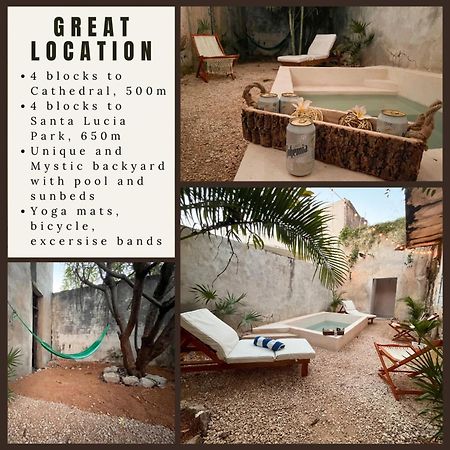 Villa Unique Mystic Pool Yard Only 3 Blocks Main Sq Mérida Esterno foto